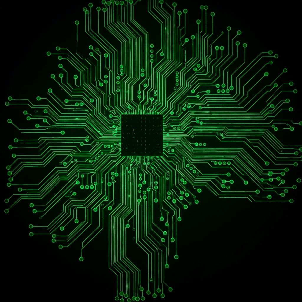 AI neural network visualization